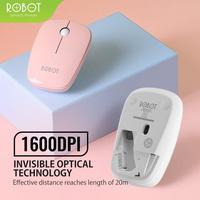 Gambar Mouse Wireless Robot M220 2.4G Optical Mouse Gaming - Pink - Merah Muda dari VIVAN SHOP Authorized Store undefined 5 Tokopedia