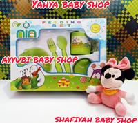 Gambar Feeding Set Small /Tempat Makan Bayi Nia - Biru dari YAHYA BABY SHOP PUSAT undefined 3 Tokopedia