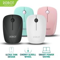 Gambar Mouse Wireless Robot M220 2.4G Optical Mouse Gaming - Pink - Merah Muda dari VIVAN SHOP Authorized Store undefined 1 Tokopedia