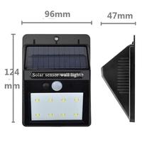 Gambar Lampu Taman Tembok Dinding Sensor Solar Tenaga Matahari Surya Outdoor dari Omas Store Tokopedia94 undefined 4 Tokopedia