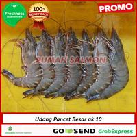 Gambar Udang pancet besar 1 kg ak 10/ udang windu / udang segar murah - 500 gram dari Rumah Salmon Jakarta undefined 2 Tokopedia