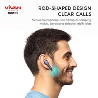 Gambar VIVAN Wireless Bluetooth Headset Earphone TWS Liberty T200 - Hijau dari Vivan Audio Store undefined 2 Tokopedia