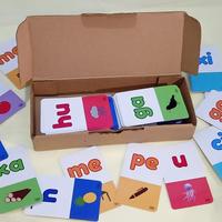 Gambar Kartu Flashcard Flash Card Baca Suku Kata Membaca Pintar Anak Mengeja dari Arling Online Shop undefined 4 Tokopedia