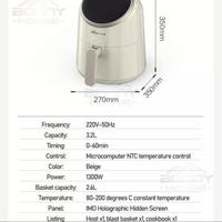 Gambar Bear electric AIR FRYER LED touch screen dari Default Store-261 undefined 4 Tokopedia