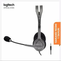 Gambar Headphone Headset Logitech H111 Zoom Stereo Microphone Mic Original dari ACC Import Indonesia undefined 4 Tokopedia