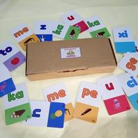 Gambar Kartu Flashcard Flash Card Baca Suku Kata Membaca Pintar Anak Mengeja dari Arling Online Shop undefined 5 Tokopedia