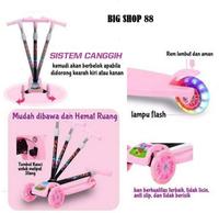 Gambar Scooter mini/Otoped anak/skuter anak/Mini scooter roda 3 - Merah Muda dari BIGSHOP88CIREBON undefined 4 Tokopedia