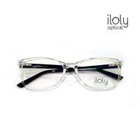 Gambar Kacamata Frame Transparan Pria & Wanita Photocromic - Putih, Only Frame dari Iloly Optical undefined 3 Tokopedia