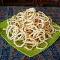 Gambar PRABU DEKORASI Cemilan Lanting Singkong Gethuk Khas Cilacap 350 Gram Snack Lanting Rasa Original Termurah Gurih Asin Renyah | Klanting Camilan Murah Rasa Original Aneka Makanan Ringan Singkong Goreng Isi 350gram Bentuk Angka 8 - 350 dari PRABU DEKORASI undefined 5 Tokopedia