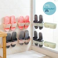 Gambar WALL SHOES HOLDER - Rak Tempat Sandal Sepatu Tempel Perekat Kuat Kokoh dari KetMarket Official undefined 4 Tokopedia
