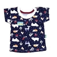 Gambar Baju Pakaian Fashion Kaos Oblong Atasan Bayi Cowok Laki-Laki 0-24 bln - Navy M dari Baby Pesek undefined 3 Tokopedia