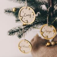 Gambar ORBIT CHRISTMAS ORNAMENT | Hiasan Pohon Natal Custom Nama Personalized dari Steffstuffs undefined 1 Tokopedia