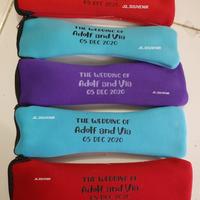 Gambar Souvenir sendok garpu sumpit stainless custom sablon kemas pouch dari JG Souvenir undefined 4 Tokopedia