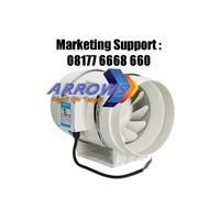 Gambar Inline Fan 8 inch Inline Fan PP Plastik 8 inch Duct Inline PP 8 inch - 2 KECEPATAN dari ARROWS Fan & Blower undefined 1 Tokopedia