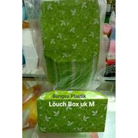 Gambar isi 50 pc Paper Lunch Box Batik Uk M / Kotak Makan Nasi /Kardus Kertas dari Bungsu Plastik undefined 1 Tokopedia
