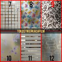 Gambar STIKERKACA SANDBLST MOTIF - no11 dari KING STIKERS undefined 2 Tokopedia