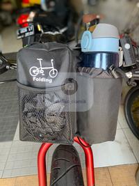 Gambar Tas stang handlebar Sepeda lipat mtb bmx universal multifungsi - maron dari mainan ciamik undefined 4 Tokopedia