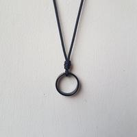 Gambar Kalung Pria Wanita Liontin Cincin Hitam Keren Anti Karat dari Zafa Aksesoris ID undefined 2 Tokopedia