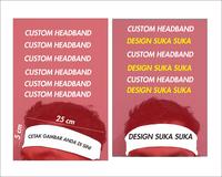 Gambar [satuan] Custom Headband Printing Full Color Cetak Headband Bandana dari Glow Stick Bandung undefined 4 Tokopedia
