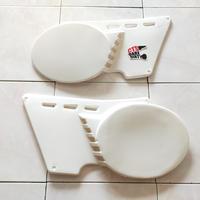 Gambar Side Panel Cover Samping Trail Klasik Jadul Vintage Retro Universal - Merah dari Bengkel CTS undefined 4 Tokopedia