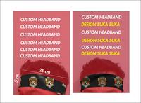 Gambar [satuan] Custom Headband Printing Full Color Cetak Headband Bandana dari Glow Stick Bandung undefined 5 Tokopedia