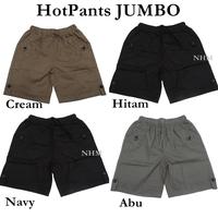 Gambar HotPants JUMBO Celana Pendek Wanita anti Begah Stretch Nyaman Santai Melar - Hitam, Standar dari NHM Online undefined 1 Tokopedia