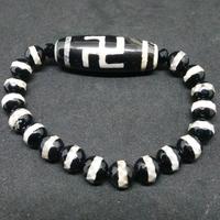 Gambar Gelang Dzi Swastika Hitam Putih Rwa Bhineda Poleng Pasupati dari Bli Discus Gallery undefined 4 Tokopedia