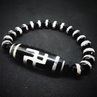 Gambar Gelang Dzi Swastika Hitam Putih Rwa Bhineda Poleng Pasupati dari Bli Discus Gallery undefined 3 Tokopedia