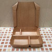 Gambar Paper Lunch Box Sekat 4 Coklat Brown Kraft Tahan Minyak Air Bahan Food Grade Praktis Ramah Lingkungan Kualitas Terbaik 21x17x5 cm dari DIMPACK undefined 2 Tokopedia