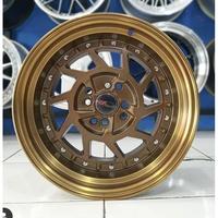 Gambar Pelek Mobil NAMROLE JD217 HSR R16X8/9 H8X100-114,3 ET30/25 BK/GOLD dari HSR Wheel Toko Velg Dan Ban Mobil undefined 2 Tokopedia