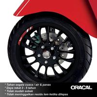 Gambar Sticker Aksesoris Velg Motor Model Vespa 01 - Merah Putih dari Diskon Termurah Sticker Shop undefined 1 Tokopedia