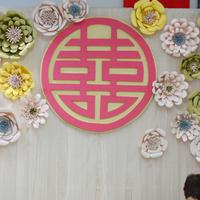 Gambar Paket Dekorasi Sangjit Teh Pai Seserahan Pernikahan Backdrop 3x3 m dari Clafi Gift & Decor undefined 3 Tokopedia