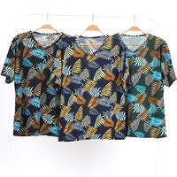 Gambar LC 1519BIG Kaos Oblong Wanita T Shirt Motif Daun Melar Stretch Jumbo - 1519 SMALL ARMY dari Sarang Jeans undefined 5 Tokopedia