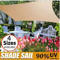 Gambar NOP Sun Shade Sail Canopy Warna Krem Ukuran 4x5 dan 4x6 - 4 x 5 dari Natura Outdoor Pro undefined 2 Tokopedia