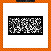 Gambar (WA-NT-003) Wall Art Motif Bunga (Plat Besi) dari ProgenioShop undefined 3 Tokopedia