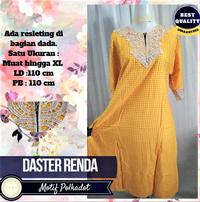 Gambar Daster Renda Arab| Daster Polkadot - Resleting depan | Daster Busui - Merah Muda dari Rama dan Adika Batik undefined 2 Tokopedia