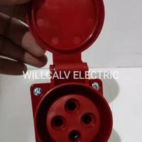 Gambar STOP KONTAK 3 PAS 4 PIN 32A 32 AMPERE - STOP KONTAK 3 PHASE 4 PIN 32A dari WILLCALV ELECTRIC undefined 2 Tokopedia