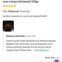 Gambar usus crispy istimewah 250gr dari Moko Snack Surabaya undefined 2 Tokopedia