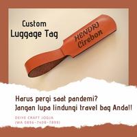 Gambar Name Tag Luggage Bag Tag Kulit Model Triple Snap (Bisa Custom Nama) dari Deiye Craft undefined 1 Tokopedia