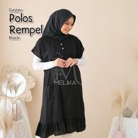 Gambar DASTER POLOS VIRAL RAMPEL HITAM dari Mukena Laris Store_NEW undefined 1 Tokopedia
