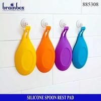 Gambar Silicone Spoon Rest Pad Holder Pad Kitchen Utensil Alas Centong Sendok - 8 GREEN dari Brainbox Car and Home undefined 5 Tokopedia