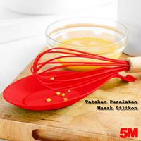 Gambar Tatakan Sutil Silikon Set Alas Peralatan Masak Anti Lengket - Biru dari Oppolia undefined 3 Tokopedia