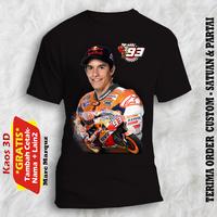 Gambar Kaos 3d Marc Marquez Ukuran Dewasa Kualitas Cetak Real Pick - Putih, XS dari Yafi & Khyla Onlineshop undefined 4 Tokopedia