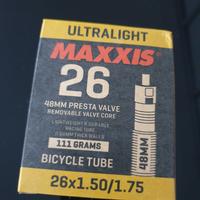 Gambar BAN DALAM MAXXIS ULTRALIGHT 26 X 1.50 1.75 AV PRESTA VALVE dari Cutiezz shop undefined 1 Tokopedia