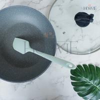 Gambar Codet Spatula Sutil masak silikon tahan panas - Kepala lengkung dari Homvie undefined 5 Tokopedia