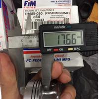 Gambar Piston kit fim 63.5 64 64.5 65 mm pin 13 14 15 - 63.5 mm, 13 mm dari Hons trail & racing part undefined 3 Tokopedia