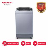 Gambar Mesin Cuci Sharp Top Loading 10 kg ES-M1008T-SAK Mega Mount Series 3.0 dari Semeru Elektronik Solo undefined 1 Tokopedia