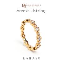 Gambar Cincin-Arvest Listring kadar 75% DQ 04 - 12 dari Dominique Jewellery undefined 1 Tokopedia