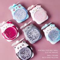 Gambar Kipas Angin Portable Karakter LED Glitter Kipas Tangan Mini Karakter - kucing biru dari Riskashop10 undefined 2 Tokopedia