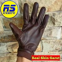 Gambar sarung tangan kulit asli sarung tangan motor (RS301) - Hitam, M dari Real skin garut Company undefined 3 Tokopedia